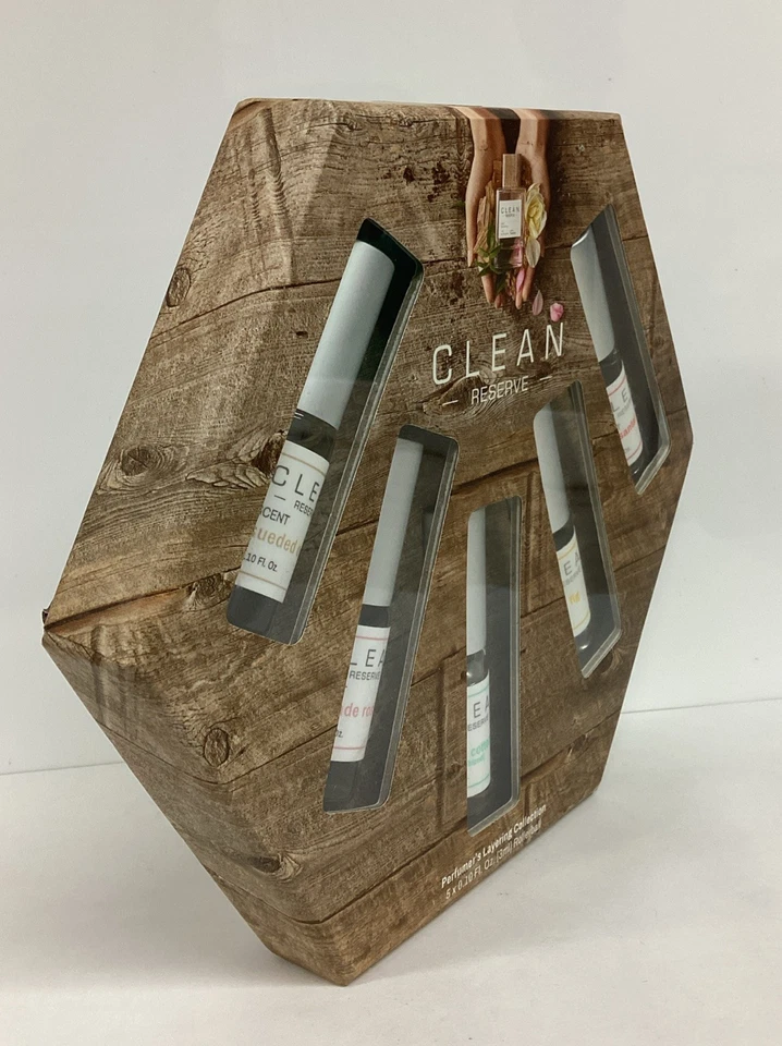 Colección de capas de perfume Clean Reserve 5x0,10 oz ROLLERBALL como en la foto, ¡nuevo! Foto 2 de 4