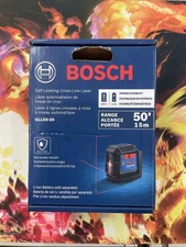 Bosch GLL50-20 50ft Range Self Leveling Cross Line Laser (NEW SEALED)