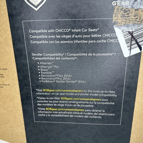 BOB Gear Jogging Stroller Infant Car Seat Adapter S12045900 For Chicco - Picture 3 of 4