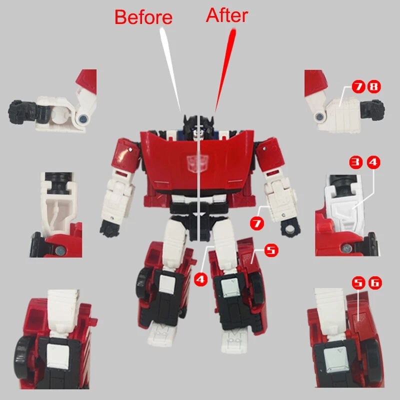 In Stock Upgrade Kit Shoulder Gun Tail Spoiler Filler For Kingdom Sideswipe - Image 3 of 4