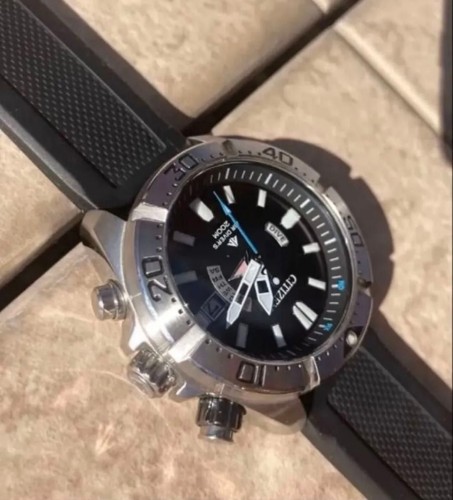 Citizen Promaster H112-T016651 Boite Air Plongeurs 200m Eco-Drive Solaire Montre - Photo 6 sur 10