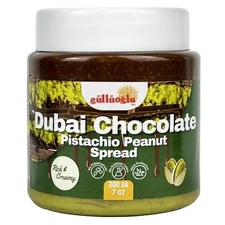 Chocolate Pistachio Peanut Spread – Gourmet Halal Dessert 7 oz