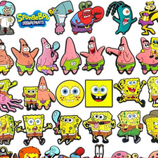 Spongebob Cartoon Croc Shoe Charms - Cute Funny Characters