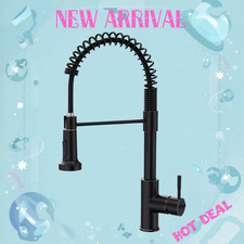 NEW Oil Rubbed Bronze Pull Down Kitchen Faucet Single Hole RV Camper Sink