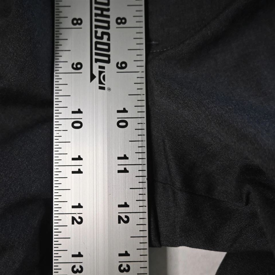 Brooks Brothers 40x30 Gray 100% Wool 1818 Classic Flat Front Mens Pants - Image 3 of 4