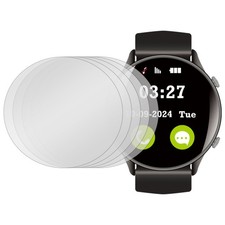 5pcs Watch Screen Protector 42mm Tempered Glass Anti-Spy Protection, Gray