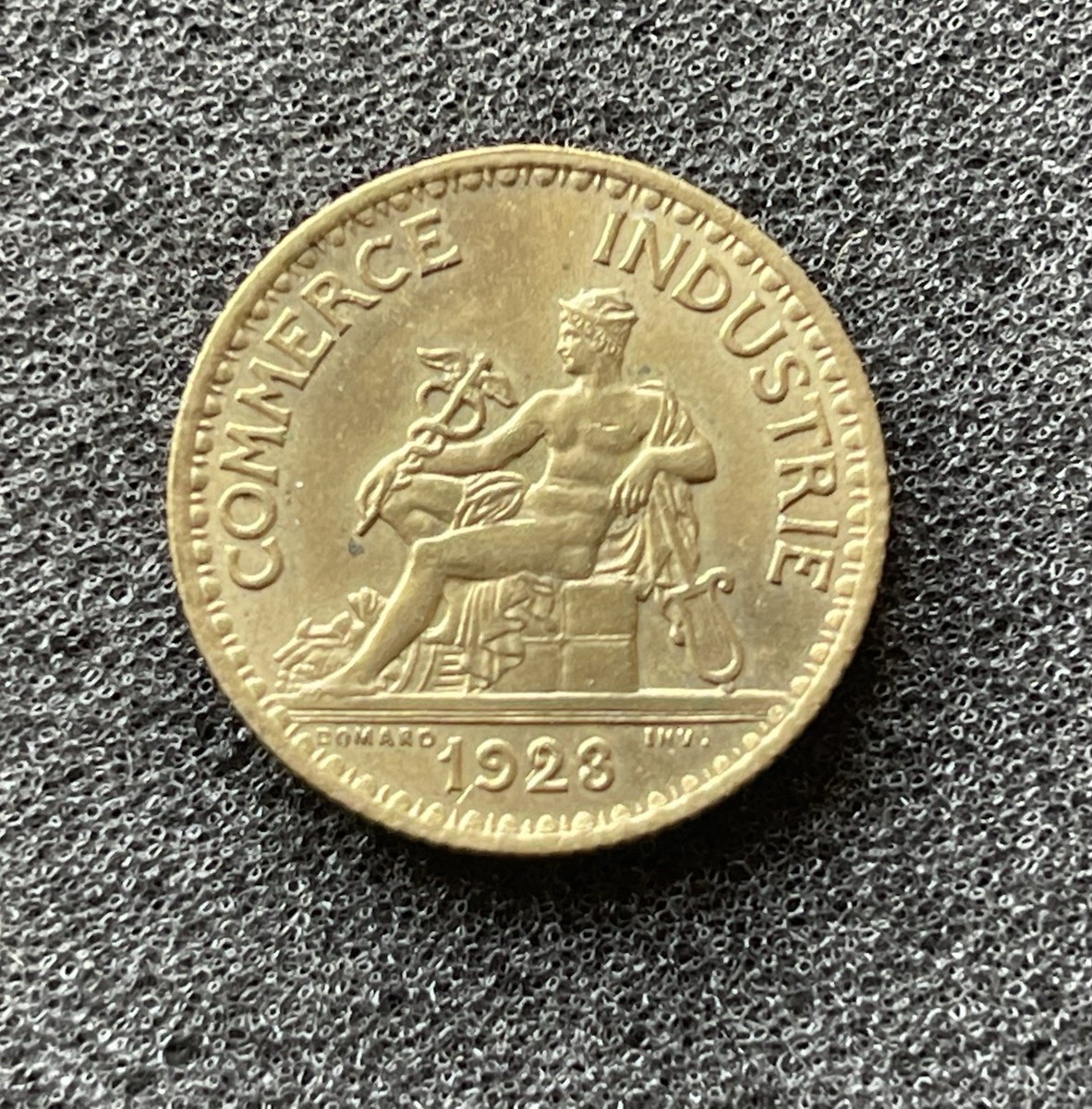 Franc Chamber Of Commerce 1 Franc 1928 Key Date High Grade Coin