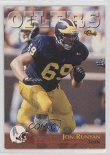 1996 Classic NFL Rookies Jon Runyan #15 7v7