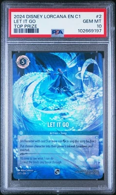 ディズニー　ロルカナ Let It Go プロモ　 PSA10 ロルカナ】レット・イット・ゴー LET IT GO【P/ホイル】JA・1・002/C1