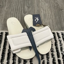 Olukai Sunbeam Slide Comfort Sandals Off-White Women  s Size: 8