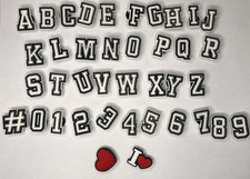 Shoe Charms - 39 Assorted Alphabet and Numbers as Shown