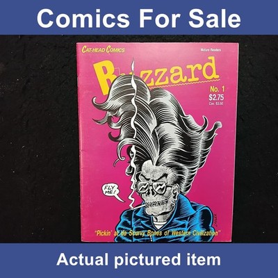 Buzzard #1 comics  1990 Cat-Head Comics Indy Magazine (LOT#14540)