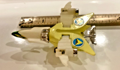 Vintage Space Glider HKD 2002 Rocket Toy  Hong Kong Diecast Moveable Boosters 3''
