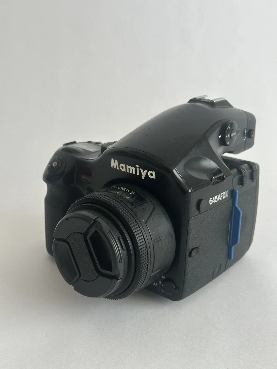 フィルムカメラ Mamiya 645 AFD ii, 80mm, 45mm, Magnifier Mamiya 645