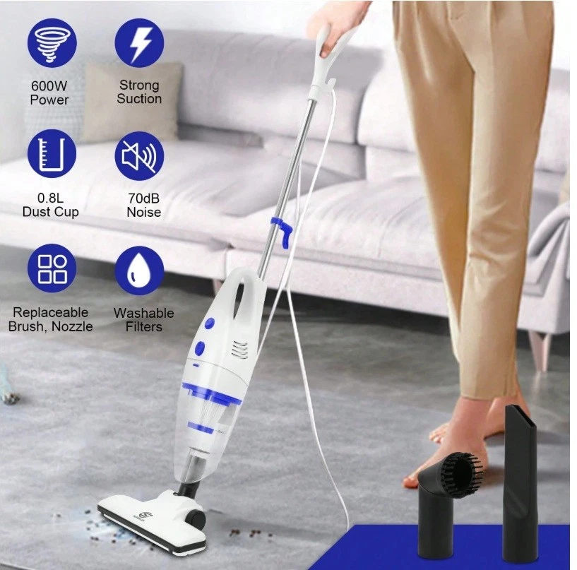 SUPERLEX 4-In-1 500W Powerful Upright Vacuum Cleaner Bagless Upright Handheld - Image 3 of 4