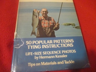 Salt Water Flies Kenneth E Bay 1st Ed 50 Life Size Patterns 1972 HC DJ