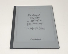 reMarkable 2 Paper Tablet Gray with Marker Plus and Gray Folio RM110 Very Good
