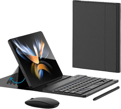 For Samsung Galaxy Z Fold 7 6 5 4 Keyboard Case Set Wireless Mouse Pen USB C