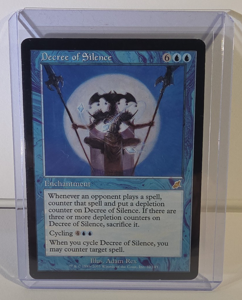Decree of Silence (2003) Scourge 32/143 Magic the Gathering…
