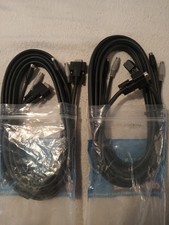 3 In 1 Set Of KVM 10 Ft Computer Cables. New / Never Used