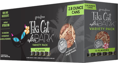 Tiki Cat after Dark, Variety Pack, High-Protein and 100% Non-Gmo Ingredients, We