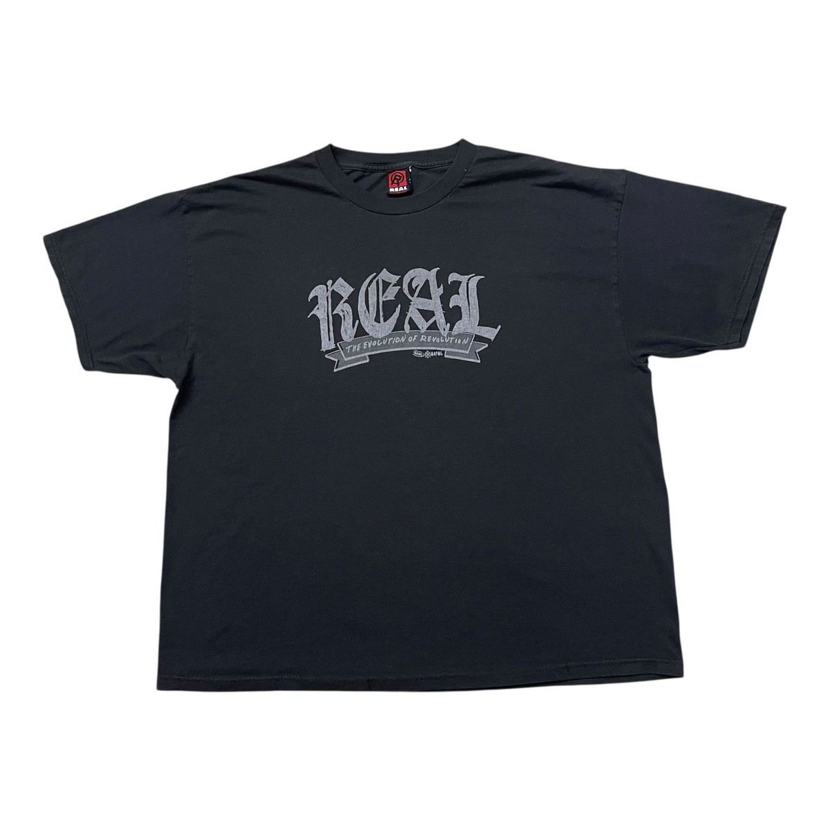 size XL！当時物90’s REAL SKATEBOARDS Tシャツ Vintage Real Skateboards T Shirt Mens X-Large Evolution Of