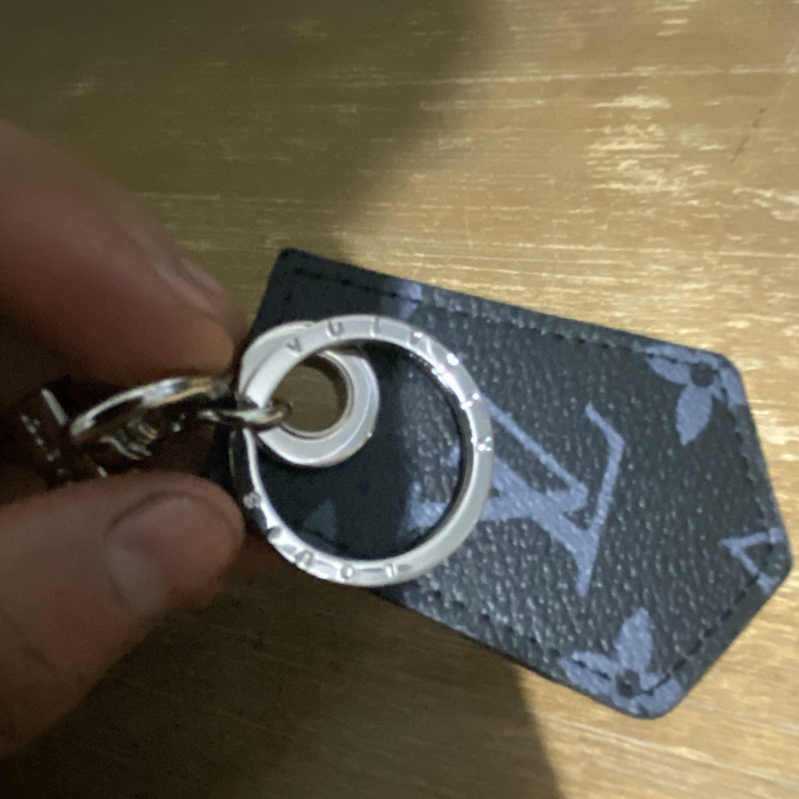 Louis Vuitton Monogram Eclipse Enchappe Key Holde… - image 5