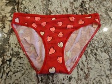 True Vintage Victoria's Secret Signature Waistband Cotton Bikini Panties Large