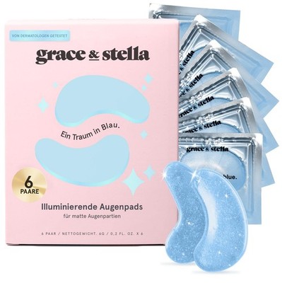 grace & stella - Preisgekrönte Augenpads gegen Augenringe, Aufhellende Eye 