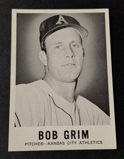 1960 Leaf Baseball #10 Bob Grim Kansas City Athletics  EX/EXMT