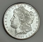 1887-S San Francisco Morgan Silver Dollar Brilliant Uncirculated Better Date