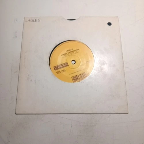 Eagles Hotel California Desperado 45 RPM Vinyl Old Gold 7 Inch