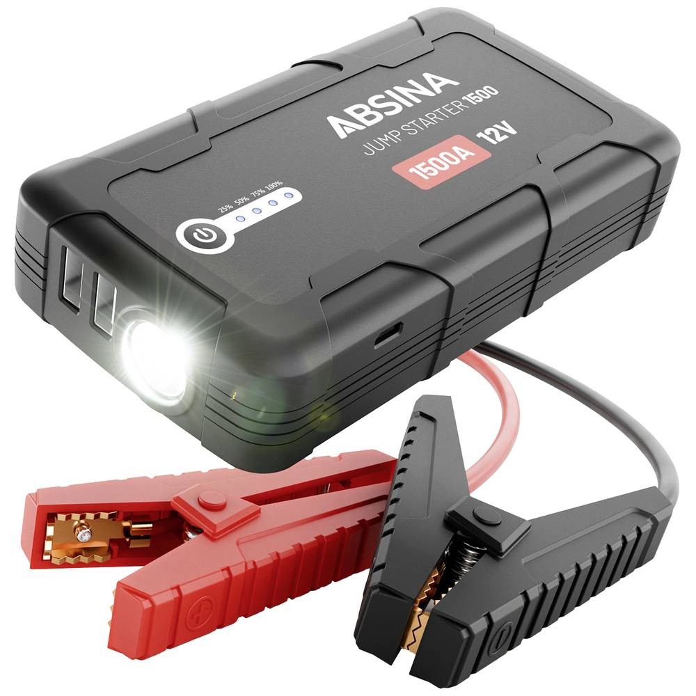Aide au démarrage 12V Absina 301017 chargeur de batterie pour les trajets quotidiens en hiver