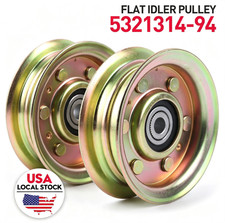 2X Idler Pulley For Craftsman Husqvarna 532173438 532131494 173438 131494 280671