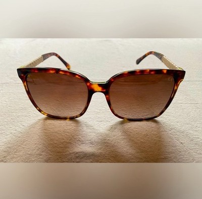 Elizabeth Arden Betty 6 Sunglasses Brown Tortoiseshell Brown Ombré Tint Lenses