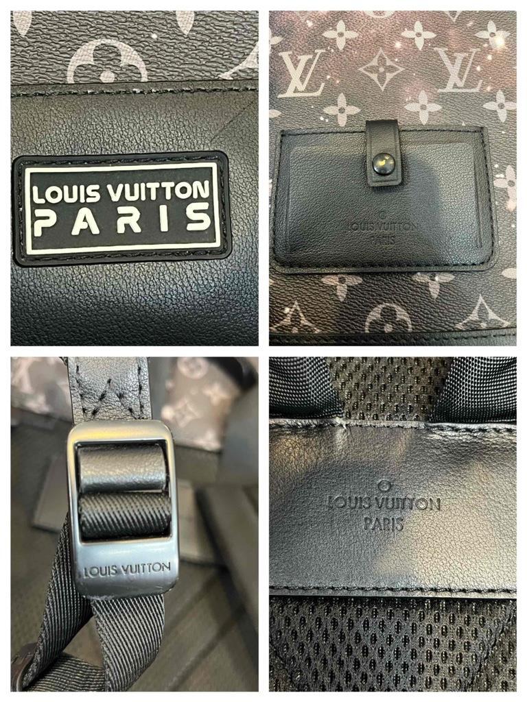 LOUIS VUITTON Monogram Galaxy Black Multicolor Alpha LOUIS VUITTON Monogram Galaxy Black Multicolor Alpha