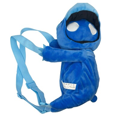Gang Beasts Blue Bear 11  Plush Backpack School Bag Video Game Character Pmi