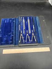 Vintage Charvos Drafting Tool Set 614 Made in U.S.A Complete Set