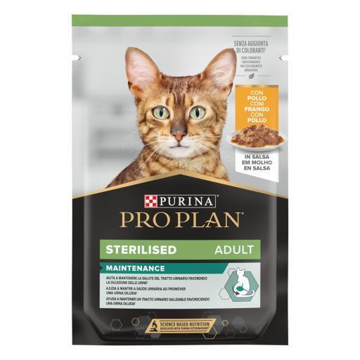 Pro Plan Cat STERILISED TENERI PEZZETTI IN SALSA  CON POLLO 85g Purina
