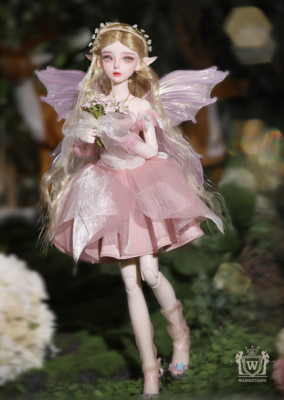 1/4 BJD Doll Sweet Girl Floral Dress Outfit - Ball Jointed Doll Clothing & Accessory - View #2