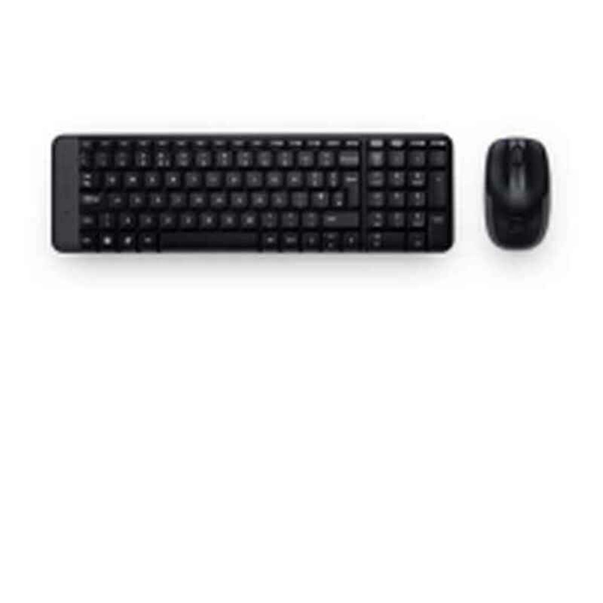 Tastiera e Mouse Wireless Logitech MK220 Nero Qwerty in Spagnolo