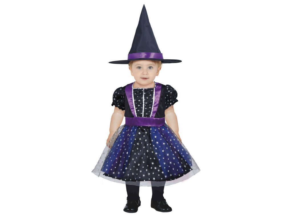 Vestito Halloween Vestito Carnevale Streghetta Strega Cattiva
