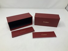 Cartier Outer Empty Sunglasses Large Box w/ Warranty Booklet