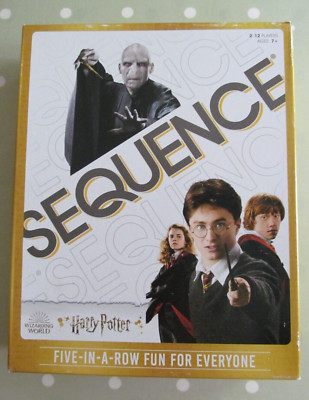 HARRY POTTER SEQUENZKARTE / BRETTSPIEL VON WIZARDING WORLD DATIERT 2021