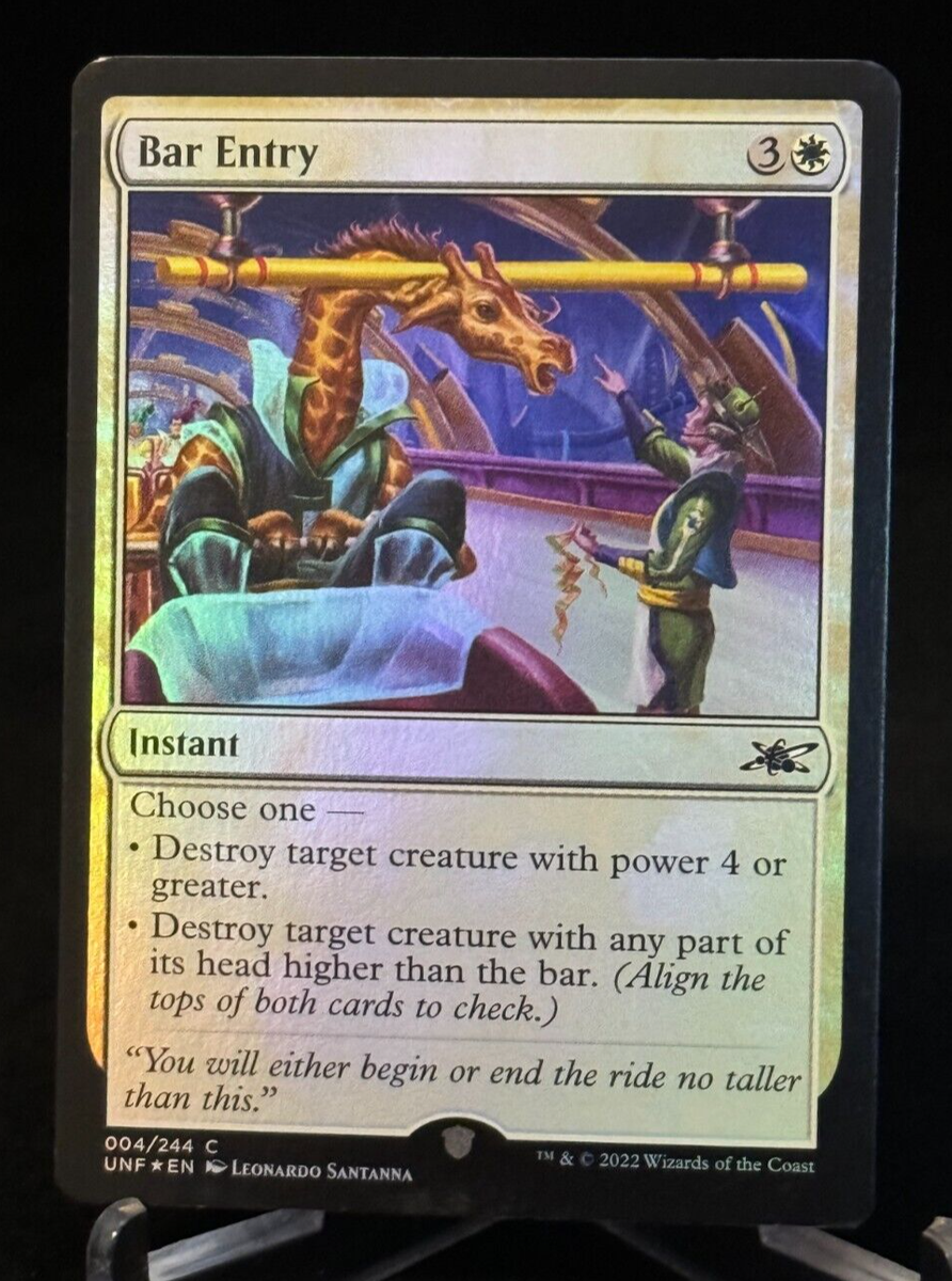 MTG Magic UNF Unfinity Foil Bar Entry - Common | eBay