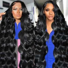 Body Wave 13x6 HD Lace Front Human Hair Wigs Water Wave 5x5 Closure Glueless Wig