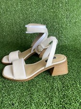 Nine West Tora Dress Sandals Cream Size 7M