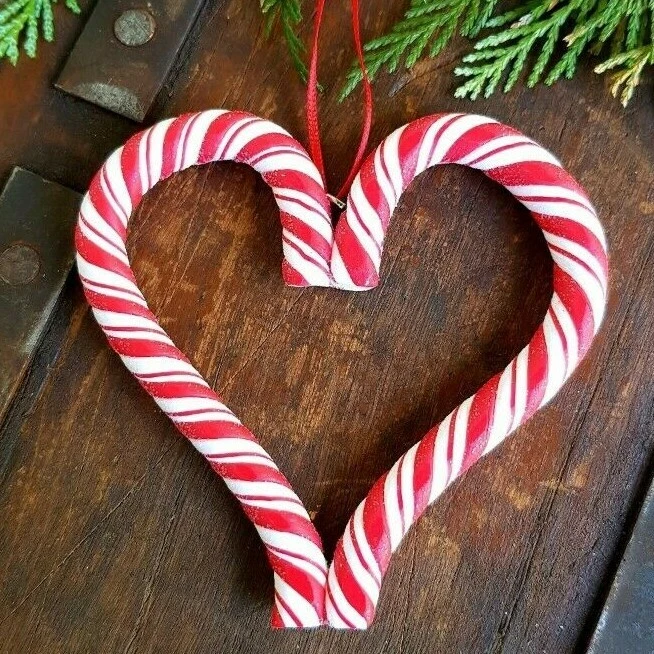 Candy cane heart deals