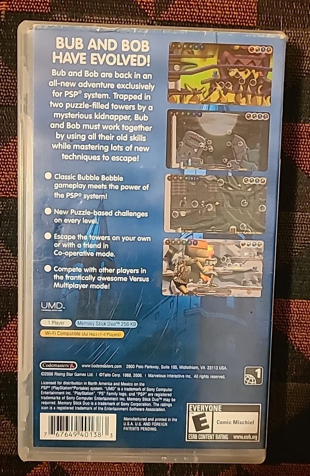 Bubble Bobble Evolution (Sony PSP, 2006) - Image 2 of 4