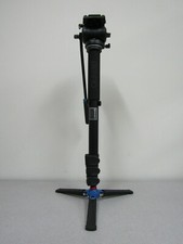 Benro A48FDS4PRO Aluminum Monopod with 3-Leg Base -- Max Load 8.8 lb 4 kg 